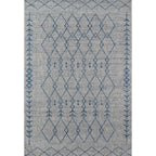 Gray Mexican Indoor/Outdoor Rug - 2 x 10