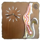 Howling Coyote Wall Clock
