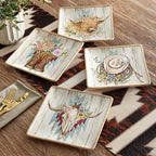 Highland Ranch Canape Plates - Set of 4