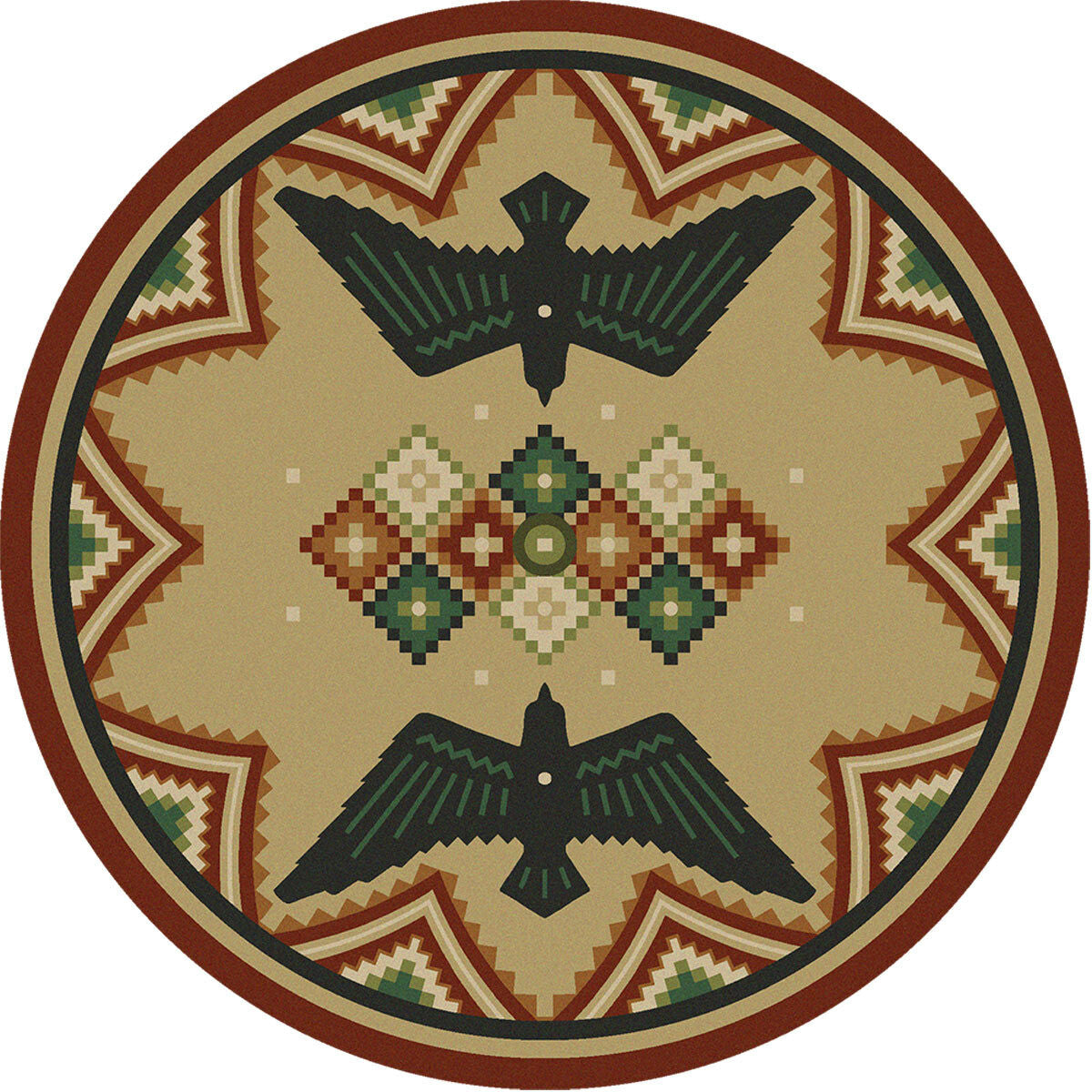 Sunset Dance Rug - 8 Ft. Round