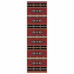 Tribal Fire Rug - 2 x 8