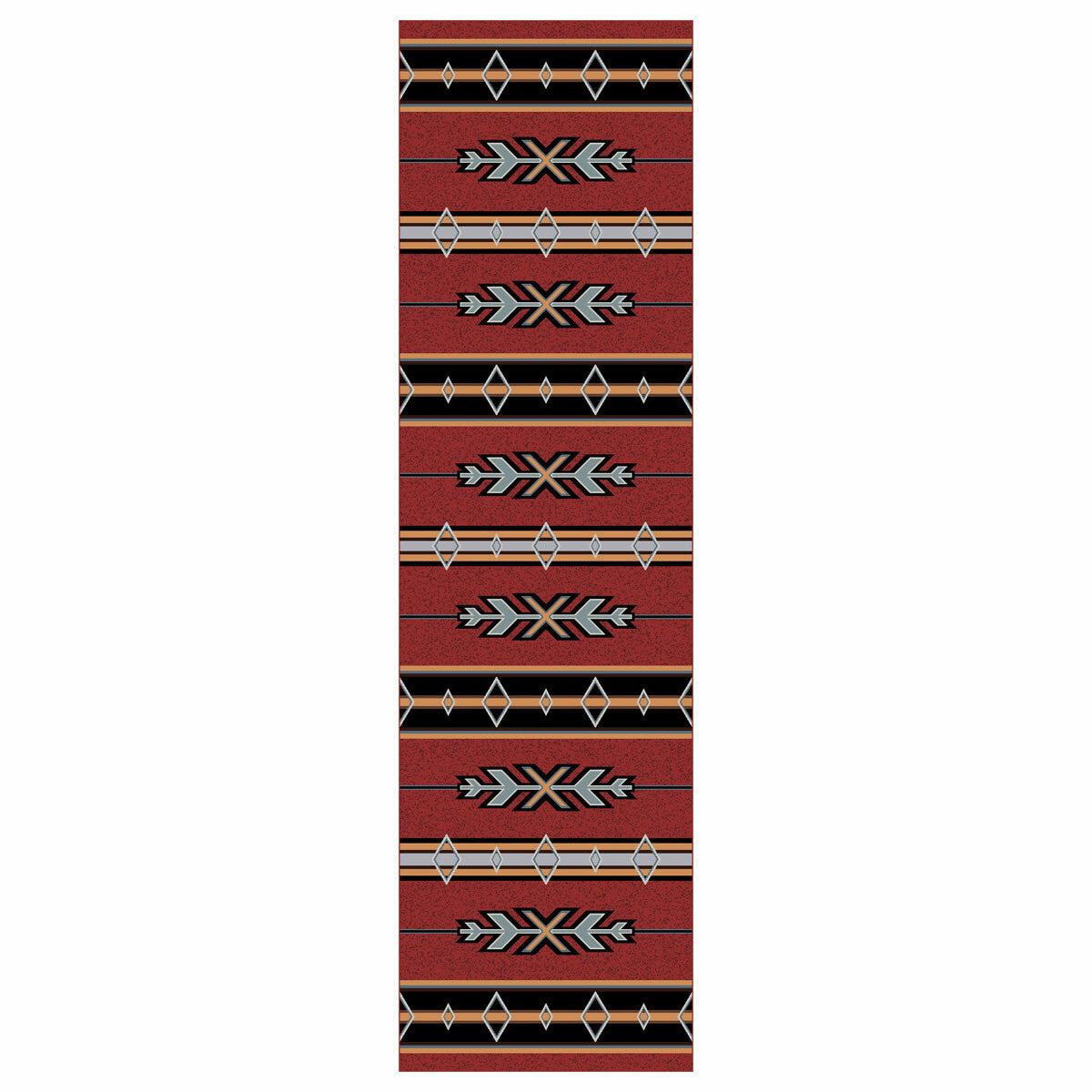 Tribal Fire Rug - 2 x 8