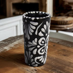 Talavera Hues Black & White Shot Glass - Set of 6