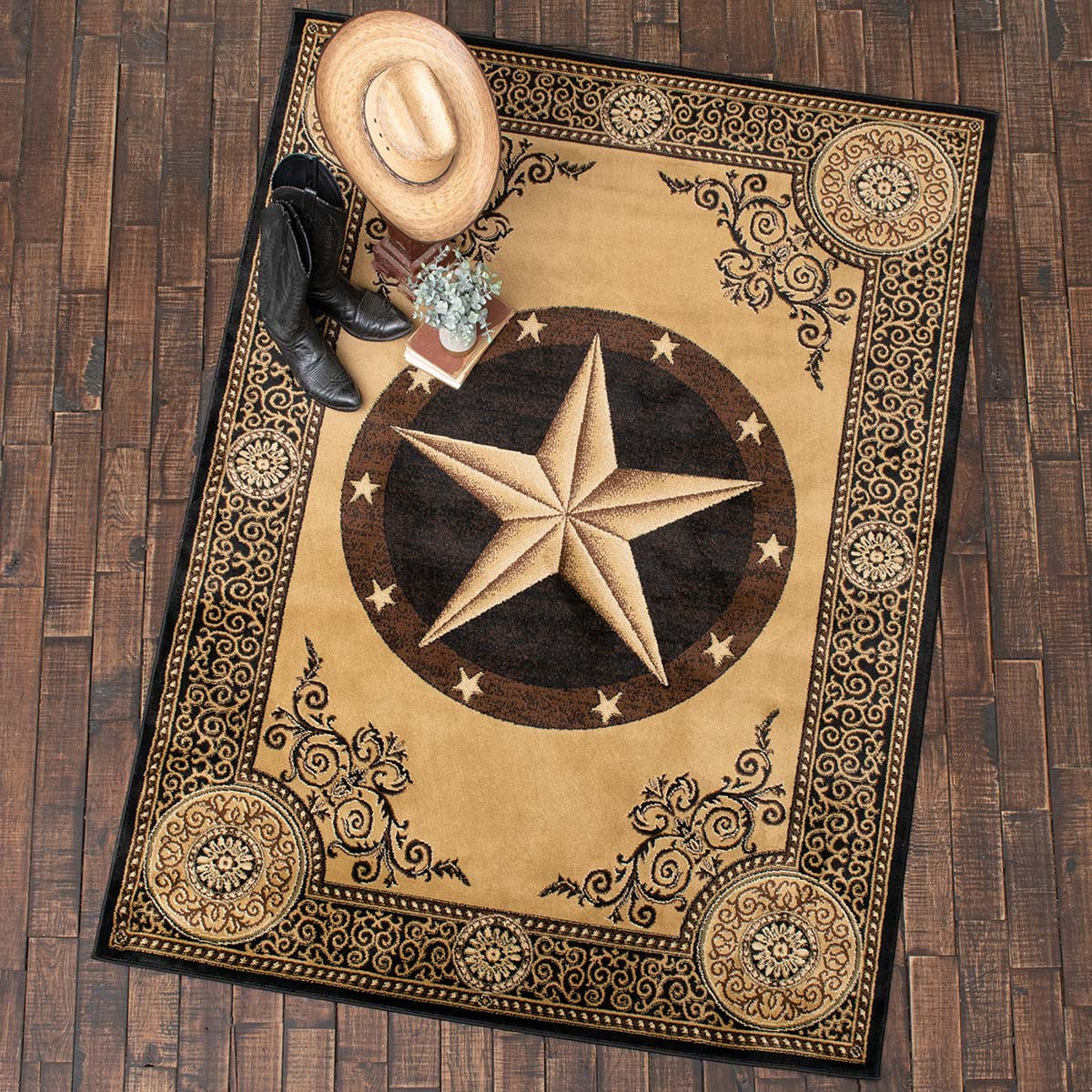Lone Star Western Rug - 8 x 10