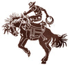 Bronc Rider Metal Wall Art