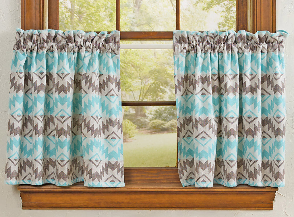 Sawtooth Sky Window Tiers - 24 Inch - OVERSTOCK