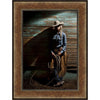 Lone Cowgirl Hideaway Framed Canvas
