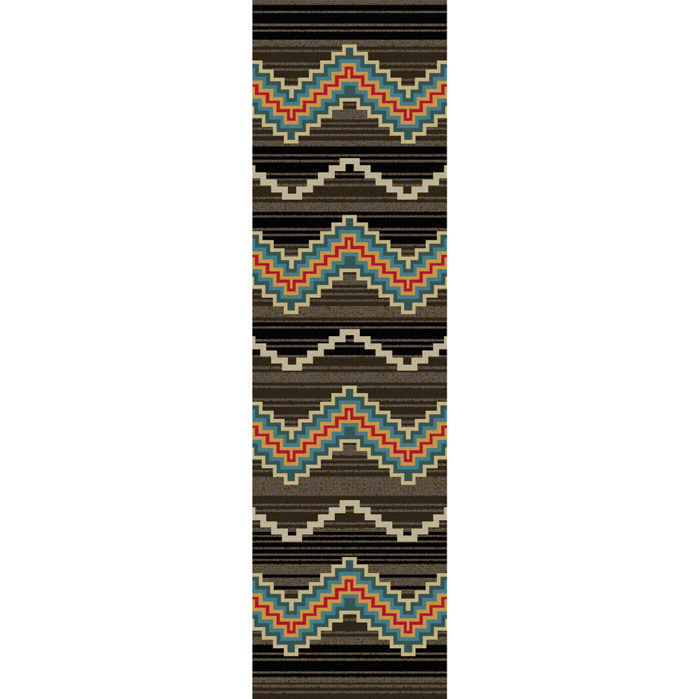 Trapper Southwestern Rug - 2 x 8
