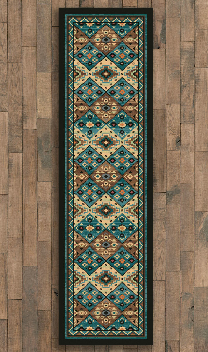 Santa Fe Chic Rug - 2 x 8 | Lone Star Western Decor