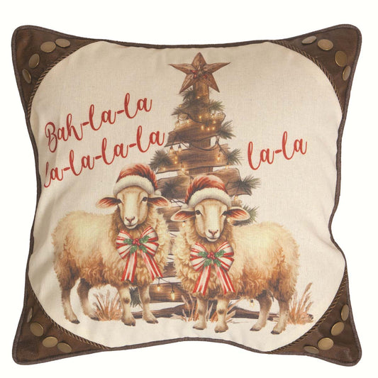 Festive Sheep Pillow - OUT OF STOCK UNTIL 06/03/2026