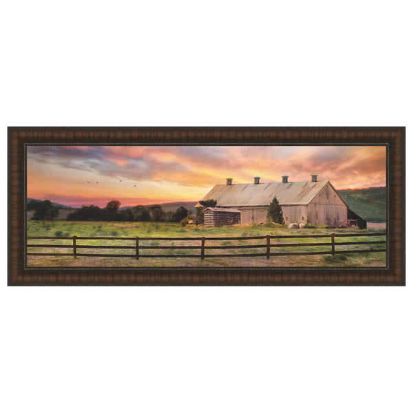 Sunset in the Valley Framed Print