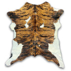 Tri-Tone Brown Calfskin Rug