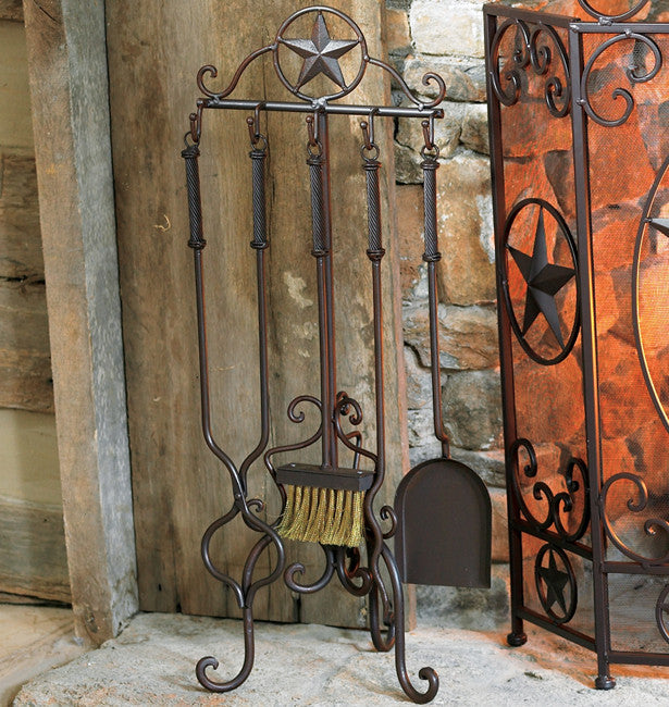 Lone Star Fireplace Tool Set (5 pcs)- SALE