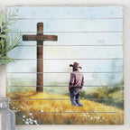 Faithful Cowboy Pallet Wall Art