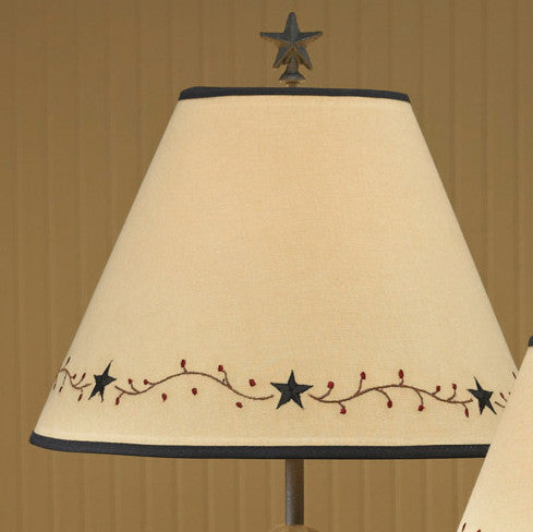 Rustic Star Vine Lampshade - 14 Inch - OUT OF STOCK UNTIL 09/22/2026