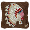 Chief Legacy Hooked Wool Pillow - OUT OF STOCK UNTIL 08/05/2026