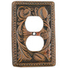 Tooled Leather Outlet Cover