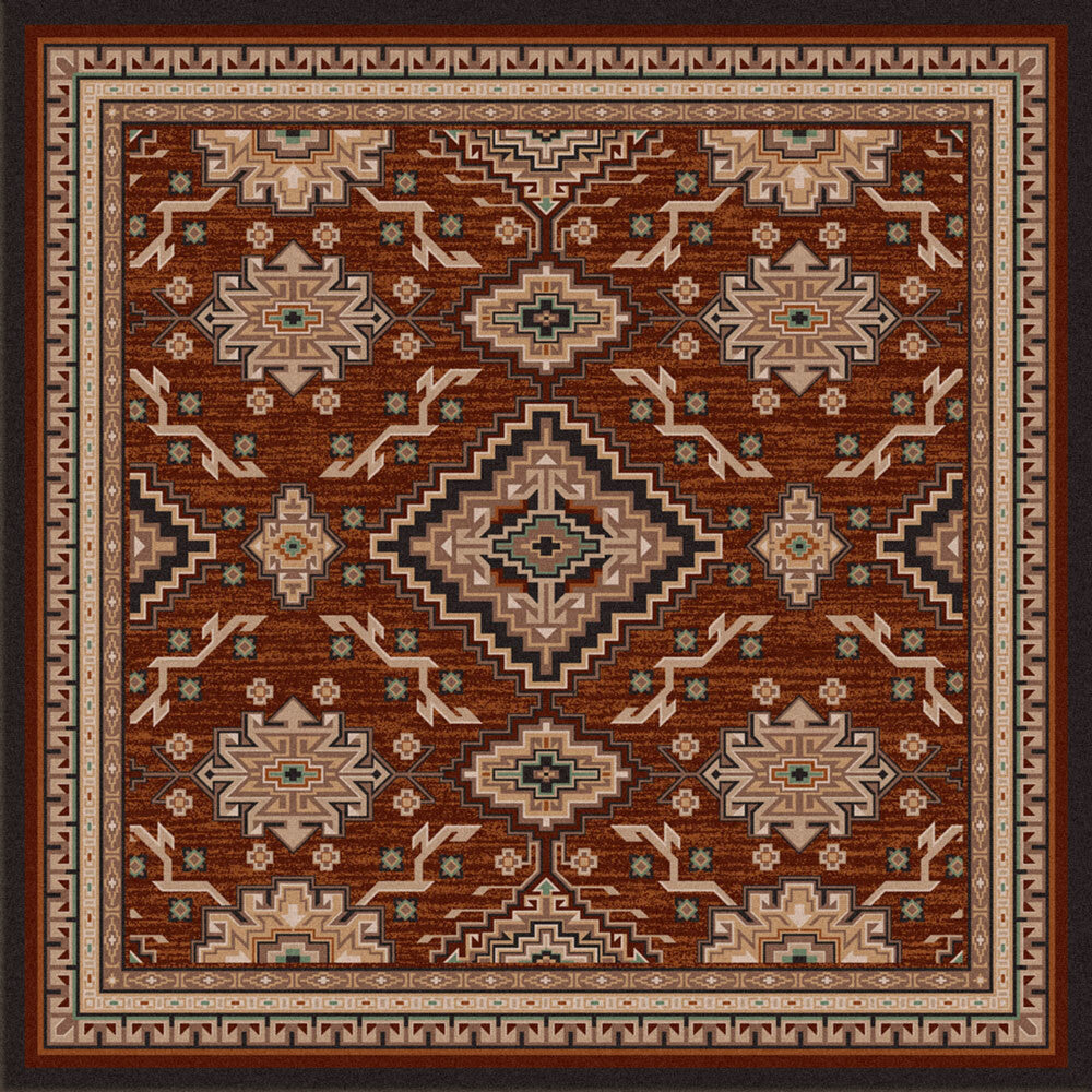 Diamond Trails Rug - 8 Ft. Square