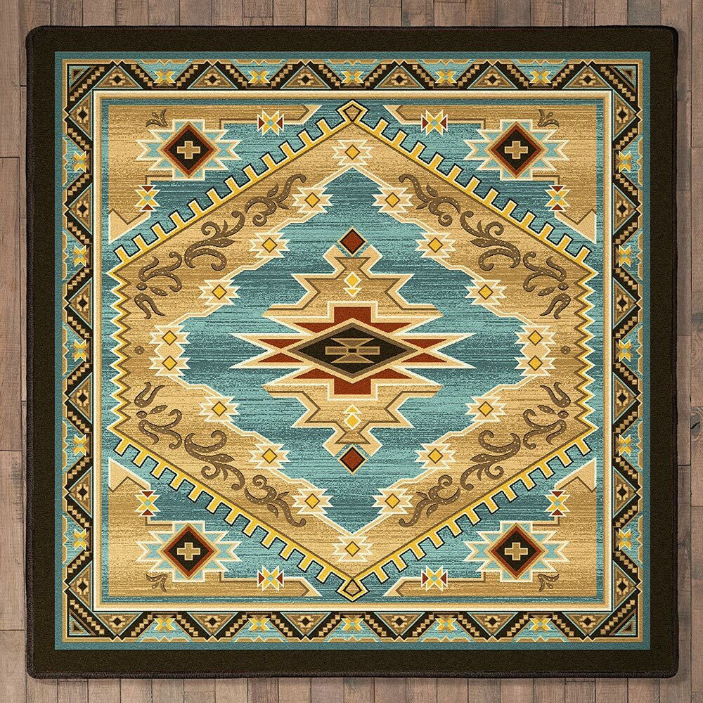 Gold Rush Canyon Rug - 8 Ft. Square