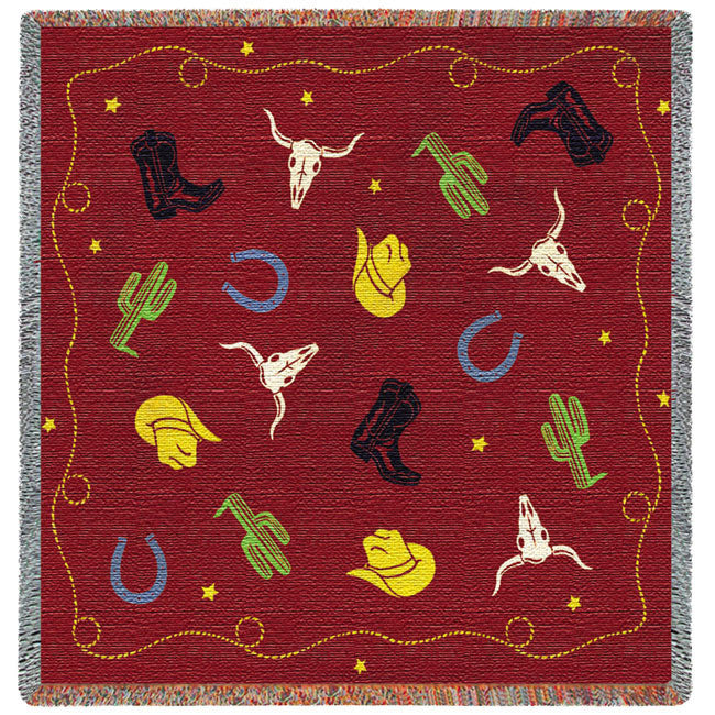 Cowboy Days Throw