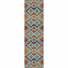 Sacred Trail Red Burst Rug - 2 x 8