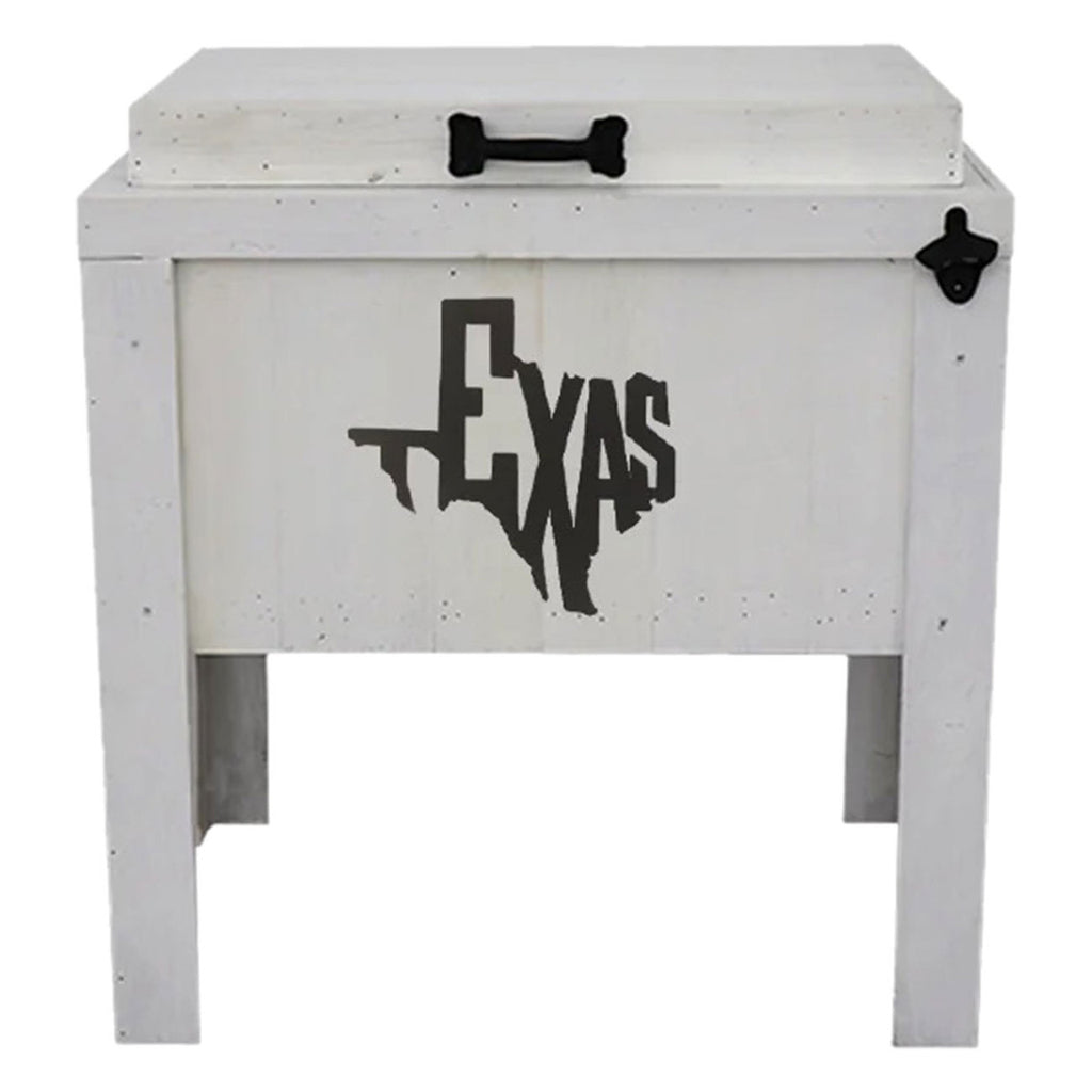 Texas State Single Cooler - White