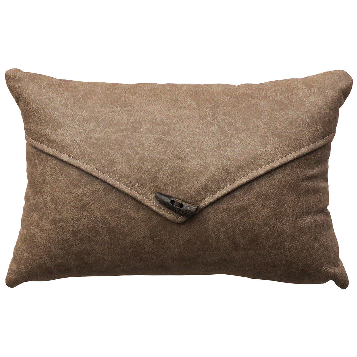 Mushroom Pillow with Flap & Fabric Back - 12 x 18