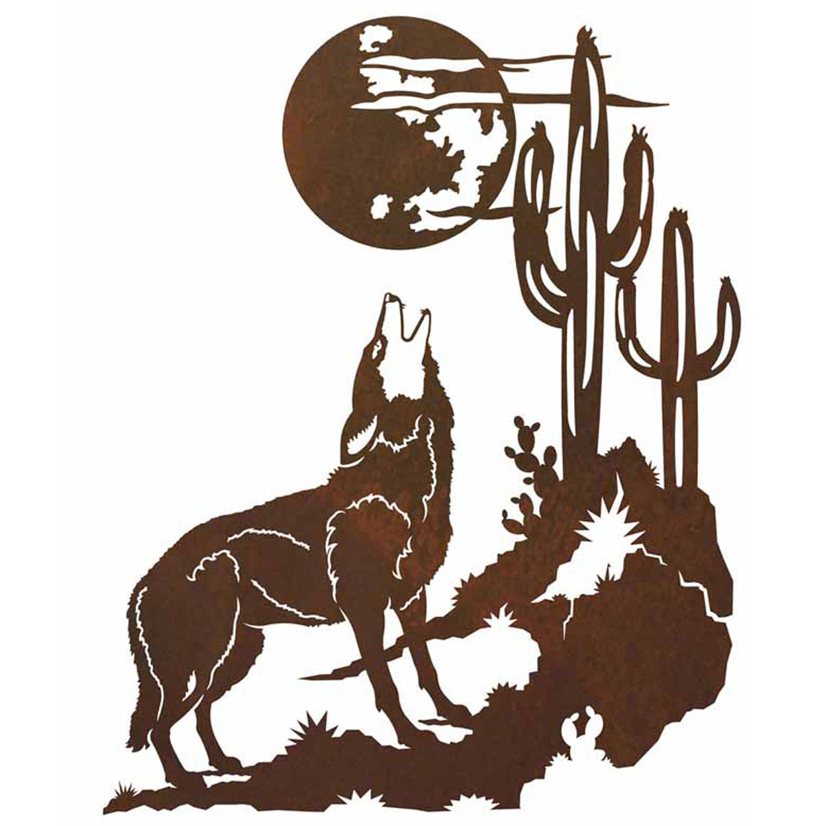 Howling Coyote Wall Art