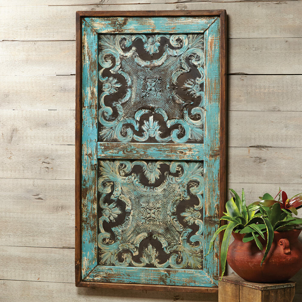 Sevilla Turquoise Panel Wall Hanging