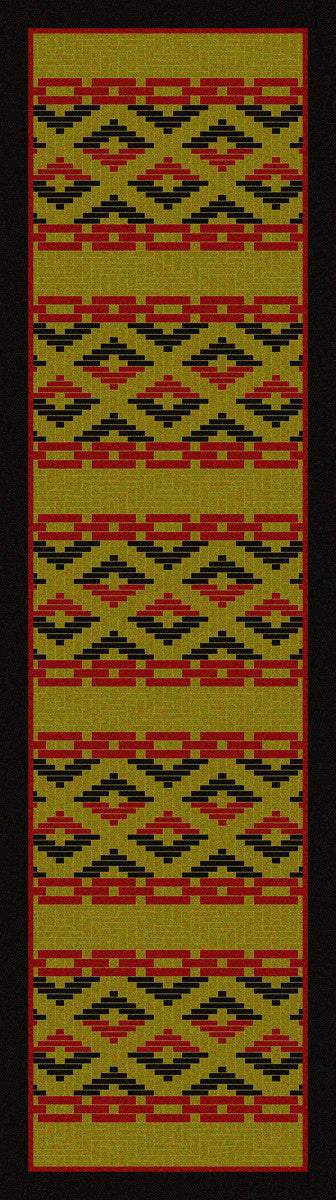 Basket Weave Rug - 2 x 8