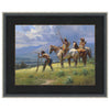 Dust in the Distance Framed Canvas - Black Frame