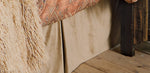 Velvet Sand Bedskirt - King