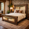 Cattle Wrangler Solid Wood & Cowhide Bed - Queen