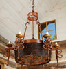 Tequila Barrel Scroll Chandelier