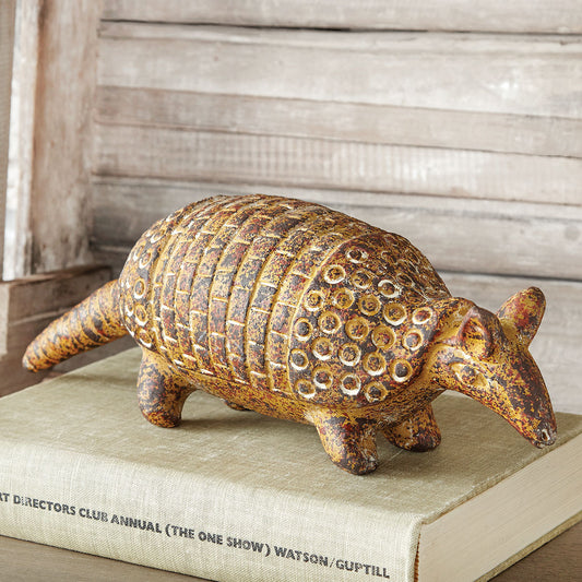 Dusty Armadillo Figurine