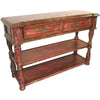 Valencia Terra Cotta Red Console