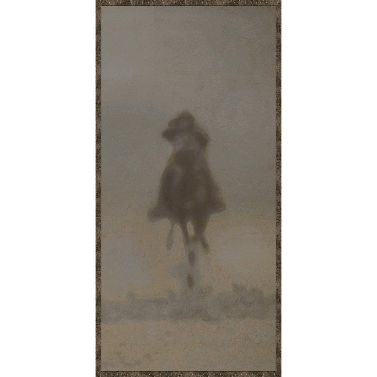 Dust Rider V Framed Canvas