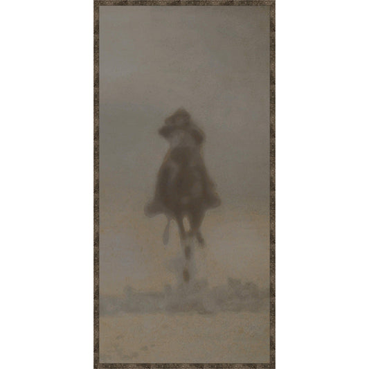 Dust Rider V Framed Canvas