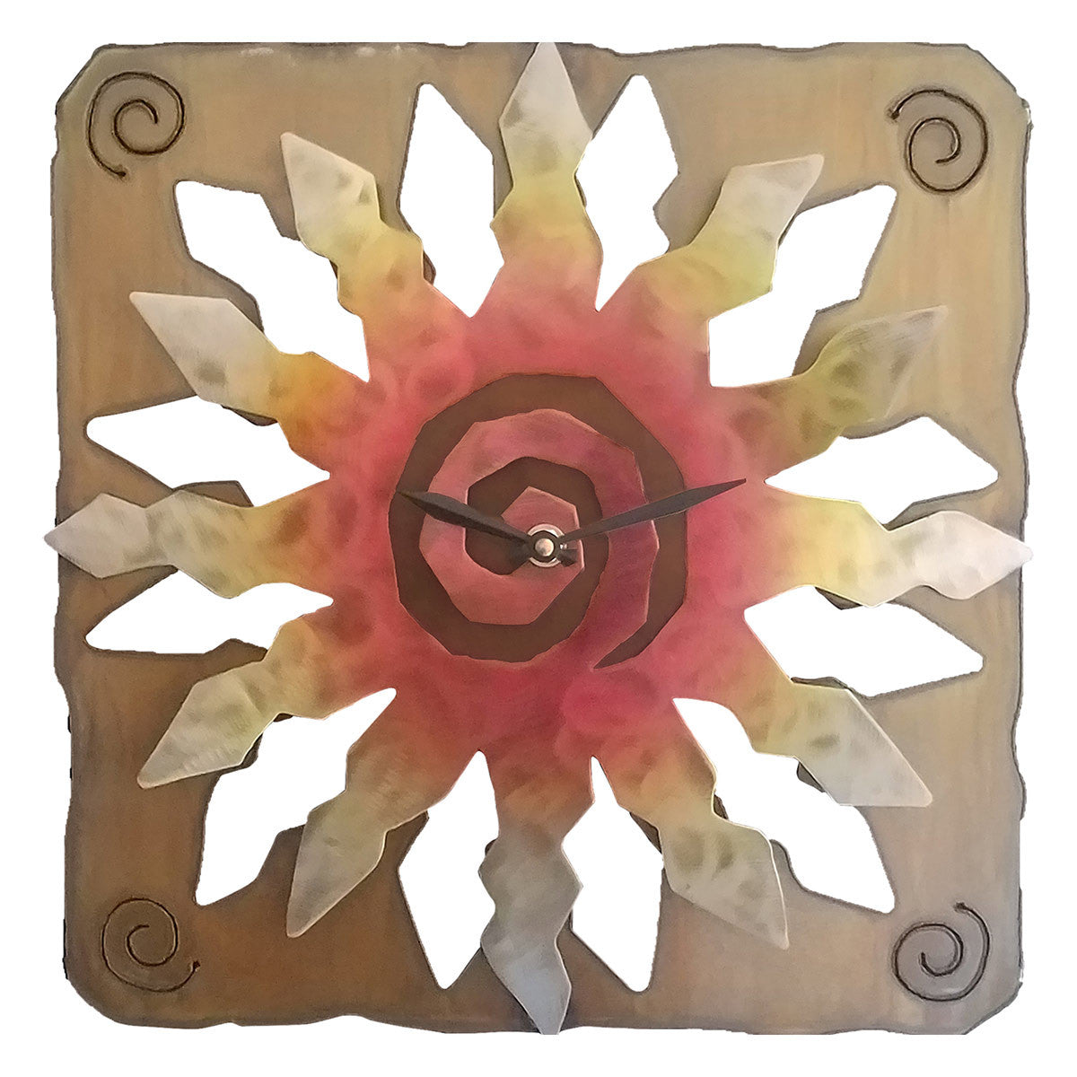 Mojave Sunburst Wall Clock