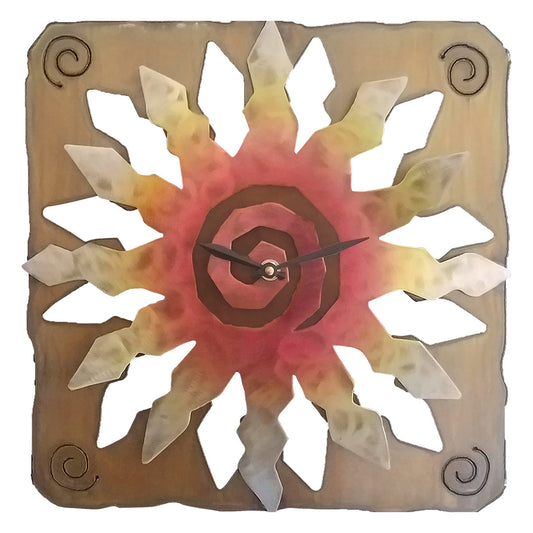 Mojave Sunburst Wall Clock