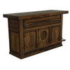 Saloon Star Bar with Footrail - Brown