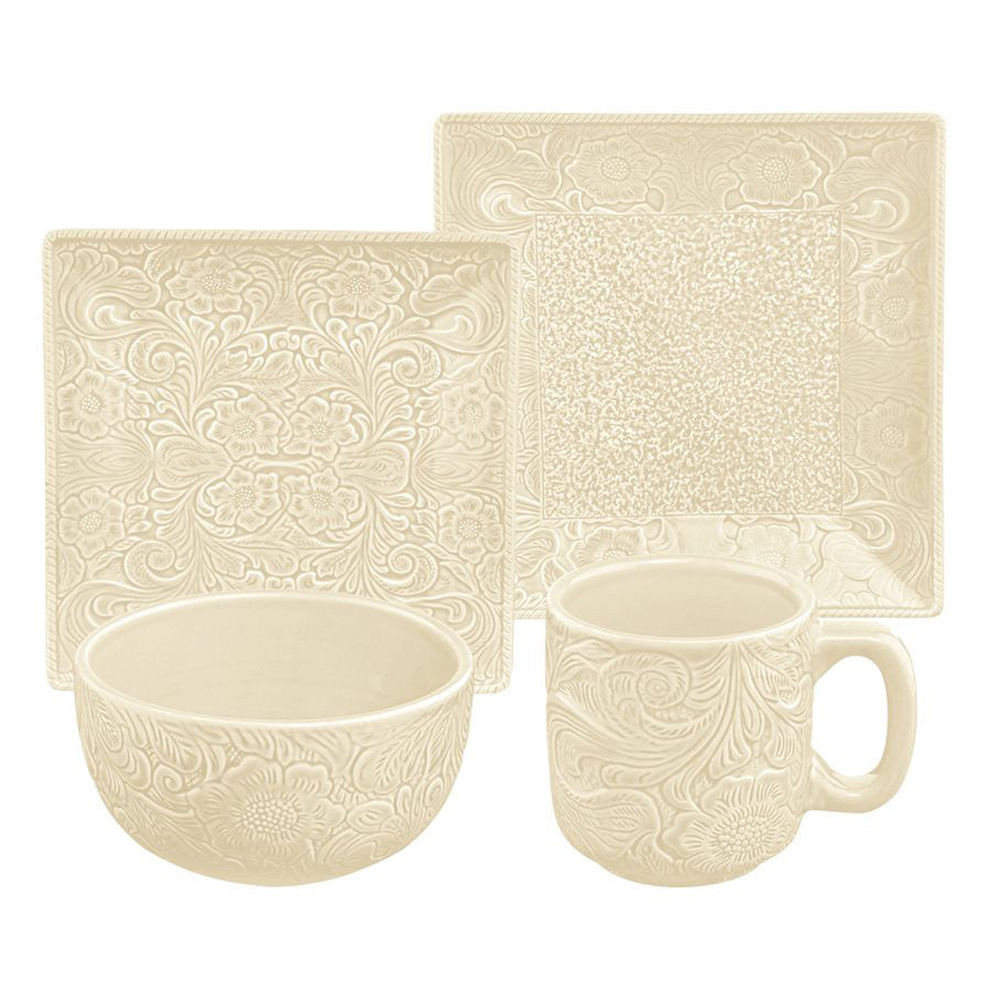Savannah Cream Dinnerware Set - 16 pcs