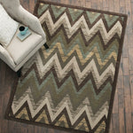 Rain Flame Rug - 8 x 11