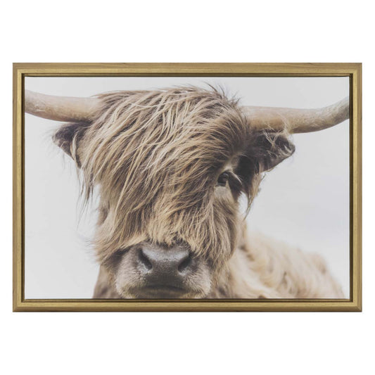 Golden Highland Framed Wall Art
