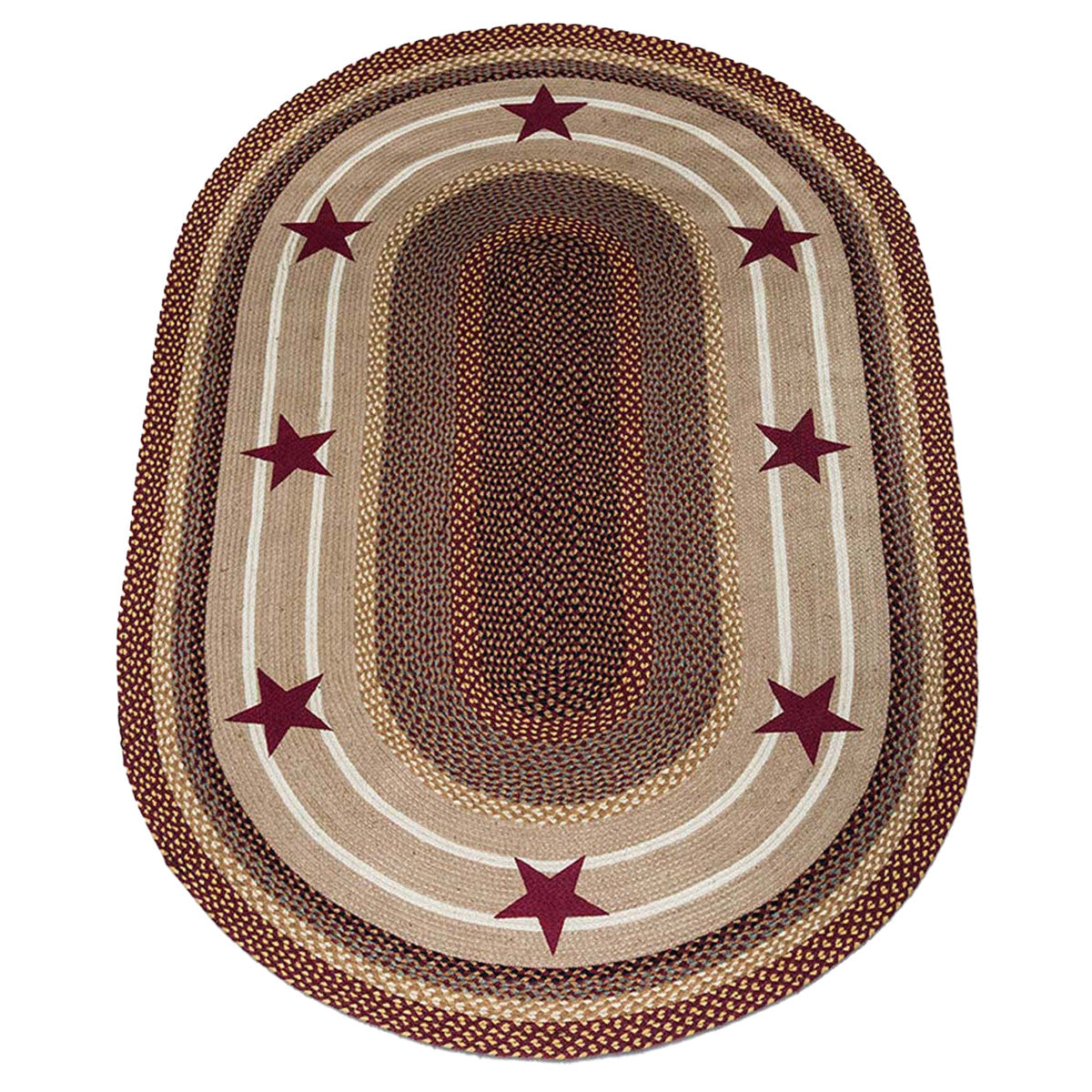 Maroon Texas Beacon Rug - 5 x 8