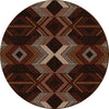 Aztec Arrows Rug - 8 Ft. Round