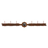 Round Copper Berry Concho 6 Hook Coat Rack
