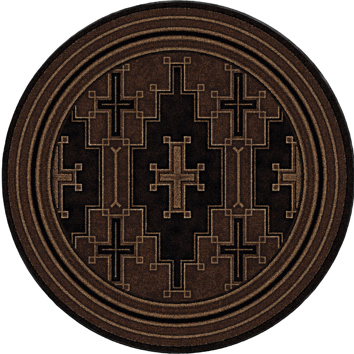 Southwest Crusade Rug - 8 Ft. Round