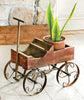 Western Wagon Planter - Red