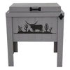 Chihuahuan Longhorn Single Cooler - Gray